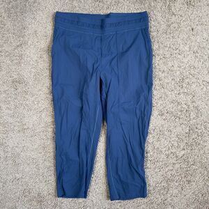 Lululemon Women's Size 14 Dance Studio Mid Rise Athletic Pants Crop Blue